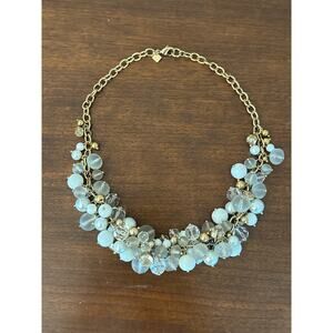 Banana Republic Statement Cluster Chunky Beaded Cha Cha Necklace